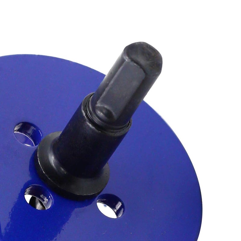 Luomorgo 2 3/8 inch 60mm Hole Saw, 1 1/4 inch Cutting Depth HSS Bi-Metal Hole Cutter with Hex Shank Drill Bit Adapter for Wood Cornhole Boards Plastic Drywall Fiberboard - Image 3